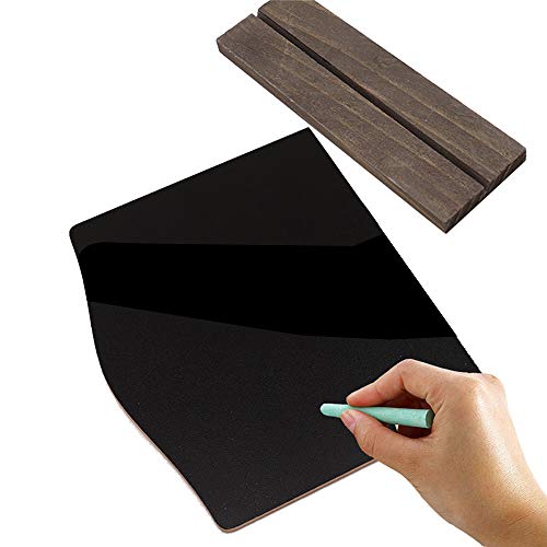 Pequeña Pizarra de Doble Cara, 4 Piezas Pizarra Pequeña con Base, Tablero de Mensajes de Madera, Mini Tablero de Mensajes, para Decoración de Fiestas, Restaurante, Cocina, Bar de Hotel, Escritorio Pequeña Pizarra de Doble Cara, 4 Piezas Pizarra Pequeña con Base, Tablero de Mensajes de Madera, Mini Tablero de Mensajes, para Decoración de Fiestas, Restaurante, Cocina, Bar de Hotel, Escritorio