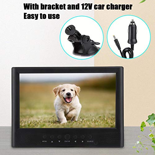 Pequeño Televisor LED Digital Portátil de 9 Pulgadas, Color TFT-LED DVB-T/T2 Pequeño Televisor con Puerto USB Ranura para Tarjeta TF para Coche, Caravana, Camping, Cocina al Aire Libre Pequeño Televisor LED Digital Portátil de 9 Pulgadas, Color TFT-LED DVB-T/T2 Pequeño Televisor con Puerto USB Ranura para Tarjeta TF para Coche, Caravana, Camping, Cocina al Aire Libre