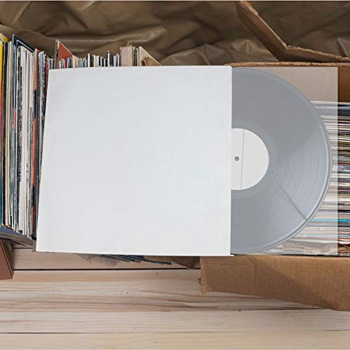 Perfetsell 100Pcs Fundas para Discos de Vinilo, Fundas Interiores Vinilos LP, Fundas Vinilos 12 Pulgadas, Fundas Vinilos Semitransparente, Fundas Protectoras Vinilos, Fundas Antiestaticas Vinilos