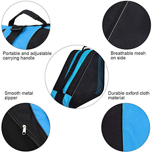 PERFETSELL Mochila para Patines Bolsa Patines para Guardar Patines en Linea Patines de Cuatro Ruedas Patines Roller Patinaje Artistico 3 Compartimentos Bolsa para Patines Casco Protecciones 39x30x20cm PERFETSELL Mochila para Patines Bolsa Patines para Guardar Patines en Linea Patines de Cuatro Ruedas Patines Roller Patinaje Artistico 3 Compartimentos Bolsa para Patines Casco Protecciones 39x30x20cm