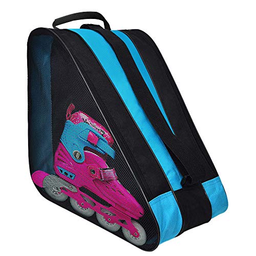 PERFETSELL Mochila para Patines Bolsa Patines para Guardar Patines en Linea Patines de Cuatro Ruedas Patines Roller Patinaje Artistico 3 Compartimentos Bolsa para Patines Casco Protecciones 39x30x20cm PERFETSELL Mochila para Patines Bolsa Patines para Guardar Patines en Linea Patines de Cuatro Ruedas Patines Roller Patinaje Artistico 3 Compartimentos Bolsa para Patines Casco Protecciones 39x30x20cm