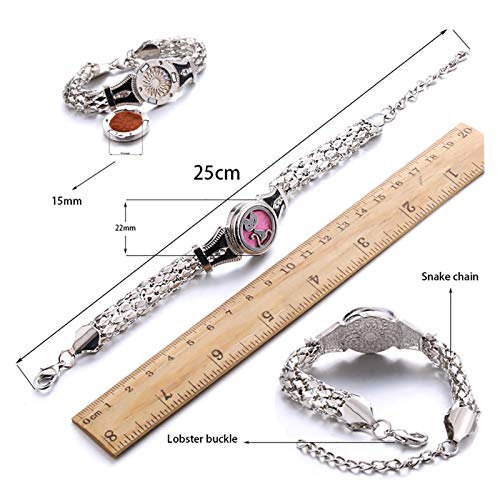 Perfume pulsera esencial de aromaterapia difusor de aceites señora de la pulsera del acero inoxidable Árbol de la Vida Difusor / Bauhinia pequeña caja de pulsera con incrustaciones de cristal con el r Perfume pulsera esencial de aromaterapia difusor de aceites señora de la pulsera del acero inoxidable Árbol de la Vida Difusor / Bauhinia pequeña caja de pulsera con incrustaciones de cristal con el r