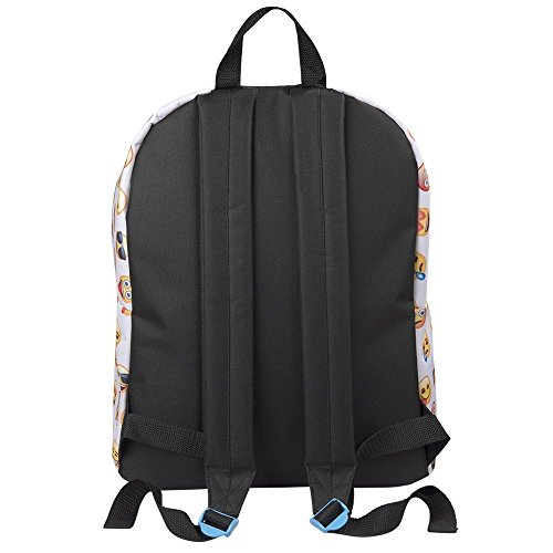 PERLETTI - Mochila Escolar Original Emoji Niña Niño con Bolsillo Frontal - Bolso Chica Chico Caritas Oficiales de WhatsApp - Cartera Juvenil de Viaje Escuela Colegio - 40x30x18 cm PERLETTI - Mochila Escolar Original Emoji Niña Niño con Bolsillo Frontal - Bolso Chica Chico Caritas Oficiales de WhatsApp - Cartera Juvenil de Viaje Escuela Colegio - 40x30x18 cm