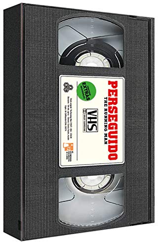 Perseguido BD 1987 The Running Man + DVD Extras VHS Retro + 8 Postales Edición Limitada y Numerada 1000 ejemplares [Blu-ray]