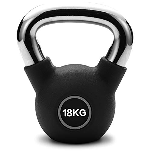 Pesas Rusas MM Kettlebell Unisex De Color De Hierro Fundido, Equipo De Ejercicio Muscular For Interiores/Gimnasios, 4 Kg, 6 Kg, 8 Kg, 10 Kg, 12 Kg, 14 Kg, 16 Kg, 18 Kg, 20 Kg (Size : 18kg)