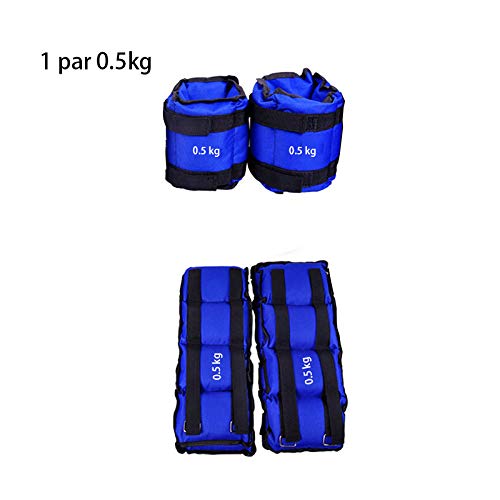 Peso de tobillo, peso de muñeca duradero 1 par de correa ajustable para hacer ejercicio, hacer ejercicio, caminar, trotar, gimnasia, aeróbicos, gimnasio (1 kg) Peso de tobillo, peso de muñeca duradero 1 par de correa ajustable para hacer ejercicio, hacer ejercicio, caminar, trotar, gimnasia, aeróbicos, gimnasio (1 kg)