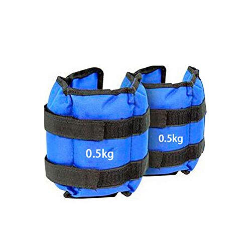 Peso de tobillo, peso de muñeca duradero 1 par de correa ajustable para hacer ejercicio, hacer ejercicio, caminar, trotar, gimnasia, aeróbicos, gimnasio (1 kg) Peso de tobillo, peso de muñeca duradero 1 par de correa ajustable para hacer ejercicio, hacer ejercicio, caminar, trotar, gimnasia, aeróbicos, gimnasio (1 kg)