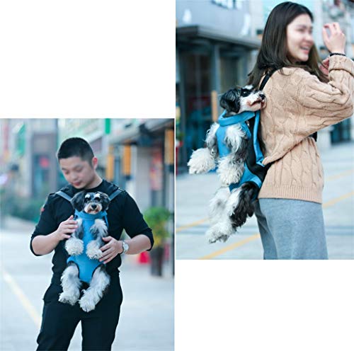 Pet Carrier Mochila Ajustables Delanteras Patas del Perrito de la Bolsa de Salida orientado hacia Delante del Perro casero del morral del Portador con Travel Cola Hole Manos Libres, Senderismo Pet Carrier Mochila Ajustables Delanteras Patas del Perrito de la Bolsa de Salida orientado hacia Delante del Perro casero del morral del Portador con Travel Cola Hole Manos Libres, Senderismo