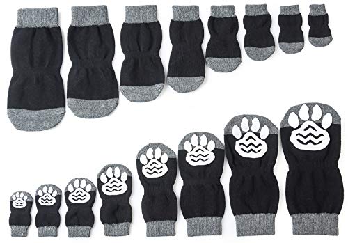 Pet Heroic 8 tamaños Calcetines Antideslizantes para Perros Gatos, Protectores de Patas para Perros Gatos, Control de tracción para el Uso en Interiores, Ajuste para Perros Extra pequeños a Grandes Pet Heroic 8 tamaños Calcetines Antideslizantes para Perros Gatos, Protectores de Patas para Perros Gatos, Control de tracción para el Uso en Interiores, Ajuste para Perros Extra pequeños a Grandes