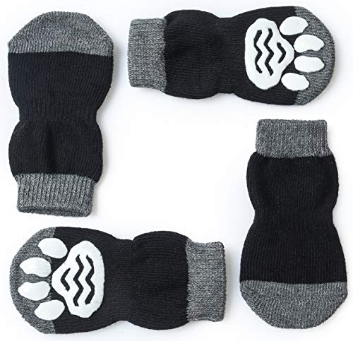 Pet Heroic 8 tamaños Calcetines Antideslizantes para Perros Gatos, Protectores de Patas para Perros Gatos, Control de tracción para el Uso en Interiores, Ajuste para Perros Extra pequeños a Grandes Pet Heroic 8 tamaños Calcetines Antideslizantes para Perros Gatos, Protectores de Patas para Perros Gatos, Control de tracción para el Uso en Interiores, Ajuste para Perros Extra pequeños a Grandes