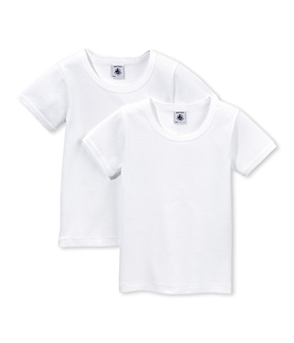 Petit Bateau 36790 Camiseta, Blanco (Special Lot 000), 116 (6aƱos/114cm) (Pack de 2) para NiƱas Petit Bateau 36790 Camiseta, Blanco (Special Lot 000), 116 (6aƱos/114cm) (Pack de 2) para NiƱas