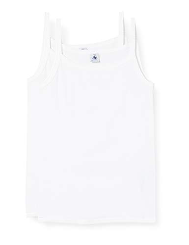 Petit Bateau 5335700 Camiseta sin Mangas, Blanco (Variante 1 Zga), 14 aƱos para NiƱas Petit Bateau 5335700 Camiseta sin Mangas, Blanco (Variante 1 Zga), 14 aƱos para NiƱas