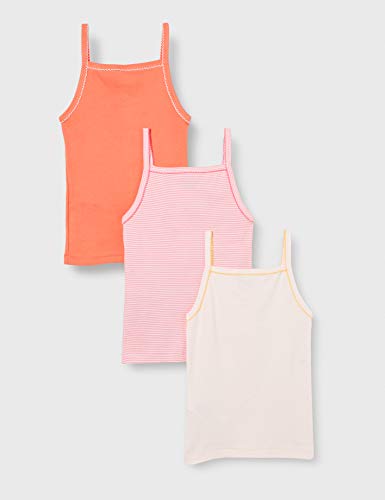 Petit Bateau 5682700 Ropa Interior, Fleur + Coral + Gretel/Marshmallow, 10A para Niñas