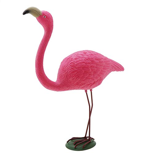 PETSOLA Flamenco Plastico Adorno de Jardín para Césped - Rosados Jardín del Flamenco Estanque Ornamento - 37 x 50cm PETSOLA Flamenco Plastico Adorno de Jardín para Césped - Rosados Jardín del Flamenco Estanque Ornamento - 37 x 50cm
