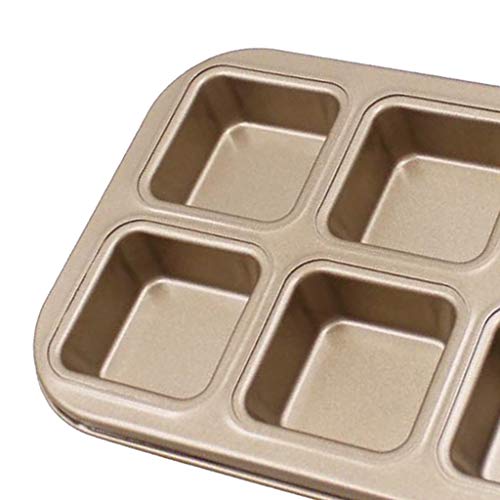 PETSOLA Molde Antiadherente Para Magdalenas Brownie Muffin Blesiya, Molde Para Hornear Pan Cuadrado PETSOLA Molde Antiadherente Para Magdalenas Brownie Muffin Blesiya, Molde Para Hornear Pan Cuadrado