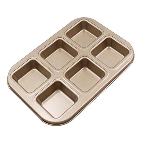 PETSOLA Molde Antiadherente Para Magdalenas Brownie Muffin Blesiya, Molde Para Hornear Pan Cuadrado PETSOLA Molde Antiadherente Para Magdalenas Brownie Muffin Blesiya, Molde Para Hornear Pan Cuadrado