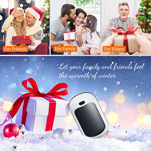 PEYOU Calentador de Manos Recargable, 7800mAh Banco de Energía Portátil con Luz LED Función de Iluminación, Tipo-C Calentador de Bolsillo para Mujeres - Regalo para Familia, Amigos PEYOU Calentador de Manos Recargable, 7800mAh Banco de Energía Portátil con Luz LED Función de Iluminación, Tipo-C Calentador de Bolsillo para Mujeres - Regalo para Familia, Amigos