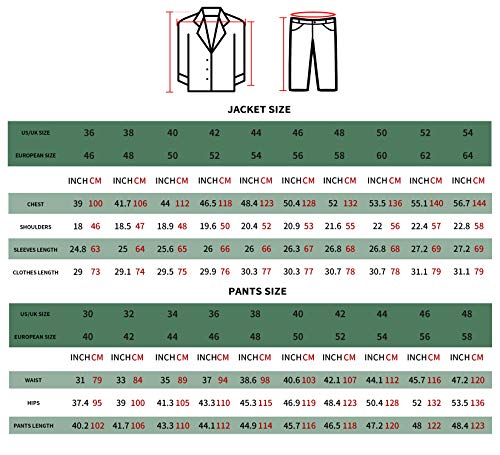 P&G Hombre Traje a Rayas Traje de Padrino de Boda Cruzado de Dos Piezas Ropa Formal