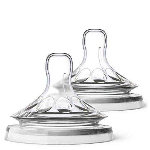 Philips Avent SCF045/27-2 - Tetinas natural flujo variable, 3m+, con 2 agujeros Philips Avent SCF045/27-2 - Tetinas natural flujo variable, 3m+, con 2 agujeros