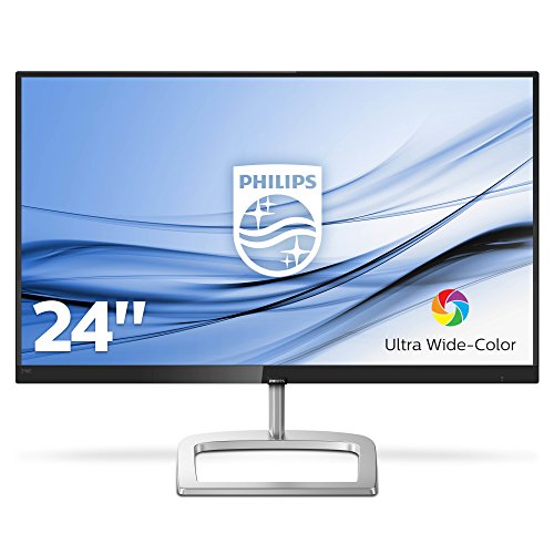 Philips Monitores 246E9QJAB/00, Monitor 24" FullHD IPS con Altavoces (FHD, 1920 x 1080, Modo LowBlue, AMD FreeSync, Displayport, HDMI, VGA)