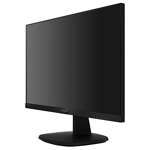 Philips Monitors 243V7QDAB/00 - Monitor IPS de 24 LCD, 23.8" / 60.5 cm, Altavoces, (Full HD, 1920x1080, Sin bordes, Flicker Free, Low Blue Mode, VESA, VGA + HDMI + DVI