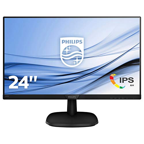 Philips Monitors 243V7QDAB/00 - Monitor IPS de 24 LCD, 23.8" / 60.5 cm, Altavoces, (Full HD, 1920x1080, Sin bordes, Flicker Free, Low Blue Mode, VESA, VGA + HDMI + DVI Philips Monitors 243V7QDAB/00 - Monitor IPS de 24 LCD, 23.8" / 60.5 cm, Altavoces, (Full HD, 1920x1080, Sin bordes, Flicker Free, Low Blue Mode, VESA, VGA + HDMI + DVI