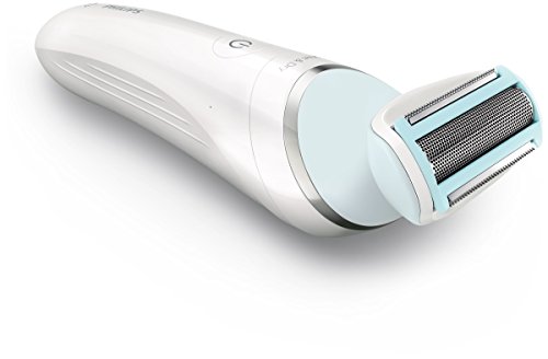 Philips SatinShave Advanced Afeitadora eléctrica en seco y húmedo BRL130/00 - Depiladora femenina (Azul, Blanco, Li-Ion, 8 V, 8 h, 60 min)