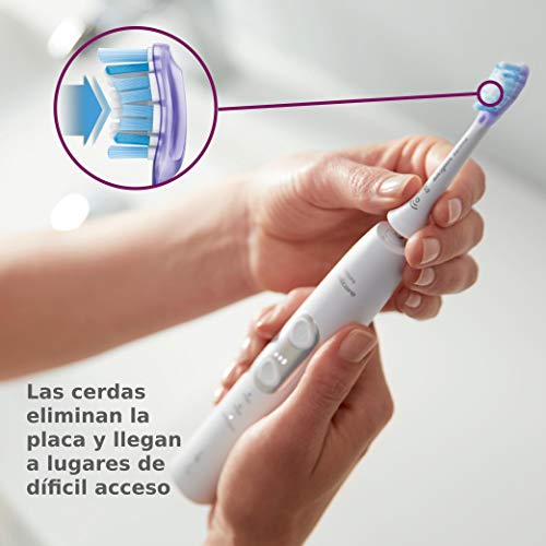 Philips Sonicare HX9073/07 - Pack de tres cabezales con tecnología RFID para Diamond Clean Smart, color blanco