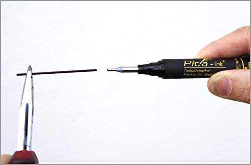 Pica 150/46 Marcador para agujeros profundos, Negro Pica 150/46 Marcador para agujeros profundos, Negro