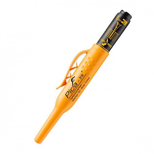 Pica 150/46 Marcador para agujeros profundos, Negro Pica 150/46 Marcador para agujeros profundos, Negro
