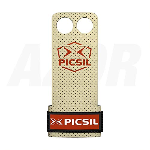 PICSIL Calleras Azor para Cross Training 2 Agujeros Agarre y Protector de Mano o Guantes para Gimnasia Unisex para Hombres y Mujeres en Deportes de Fitness Calistenia Halterofilia (Talla M, Blanco) PICSIL Calleras Azor para Cross Training 2 Agujeros Agarre y Protector de Mano o Guantes para Gimnasia Unisex para Hombres y Mujeres en Deportes de Fitness Calistenia Halterofilia (Talla M, Blanco)