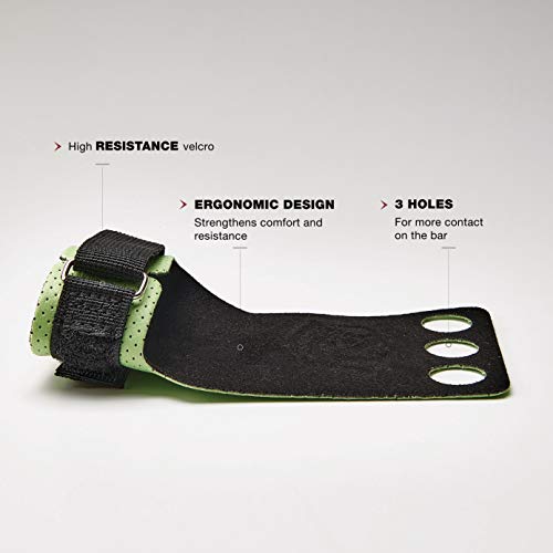 PICSIL Calleras Azor para Cross Training 3 Agujeros Agarre y Protector de Mano o Guantes para Gimnasia Unisex para Hombres y Mujeres en Deportes de Fitness Calistenia Halterofilia (Talla M, Verde) PICSIL Calleras Azor para Cross Training 3 Agujeros Agarre y Protector de Mano o Guantes para Gimnasia Unisex para Hombres y Mujeres en Deportes de Fitness Calistenia Halterofilia (Talla M, Verde)