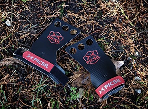 PICSIL Calleras Falcon para Cross Training Grips 3 Agujeros Agarre y Protector de Mano o Guantes para Gimnasia para Hombres y Mujeres en Deportes de Fitness Calistenia Halterofilia (Talla M, 3H) PICSIL Calleras Falcon para Cross Training Grips 3 Agujeros Agarre y Protector de Mano o Guantes para Gimnasia para Hombres y Mujeres en Deportes de Fitness Calistenia Halterofilia (Talla M, 3H)