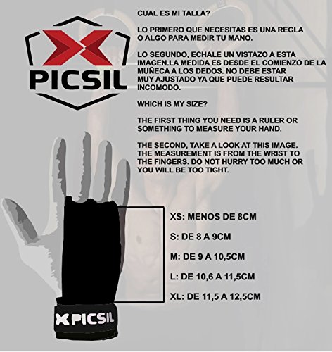 PICSIL Calleras Falcon para Cross Training Grips 3 Agujeros Agarre y Protector de Mano o Guantes para Gimnasia Unisex para Hombres y Mujeres en Deportes de Fitness Halterofilia (Talla S, 3H) PICSIL Calleras Falcon para Cross Training Grips 3 Agujeros Agarre y Protector de Mano o Guantes para Gimnasia Unisex para Hombres y Mujeres en Deportes de Fitness Halterofilia (Talla S, 3H)