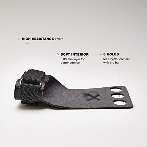 PICSIL Calleras RX Carbon para Cross Training 3 Agujeros Agarre y Protector de Mano o Guantes para Gimnasia Unisex para Hombres y Mujeres en Deportes de Fitness Calistenia Halterofilia (Talla M, Rojo) PICSIL Calleras RX Carbon para Cross Training 3 Agujeros Agarre y Protector de Mano o Guantes para Gimnasia Unisex para Hombres y Mujeres en Deportes de Fitness Calistenia Halterofilia (Talla M, Rojo)