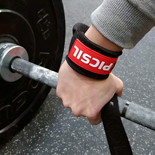 PicSil Correas Fitness para Levantamiento de Peso Straps Powerlifting