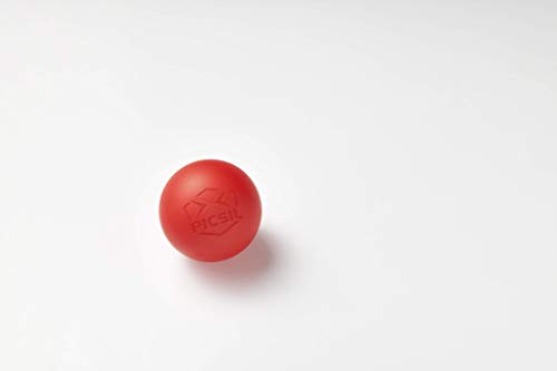 PicSil Lacrosse Ball para Hombre y Mujer Bola de Masaje para Rehabilitación Pelota de Masaje para Fisioterapia o Pilates