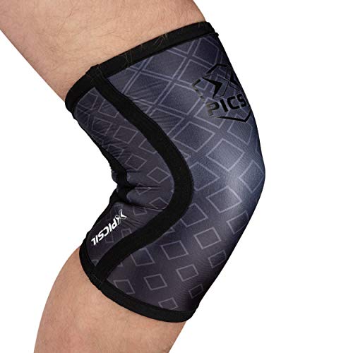 PICSIL Rodillera Deportiva Neopreno 7mm- Compresión Cinta rotuliana Faja para Pierna o Faja Tubular para Hombres y Mujeres Fitness y Cross Training Evita Lesiones (Black□ Extra Large) PICSIL Rodillera Deportiva Neopreno 7mm- Compresión Cinta rotuliana Faja para Pierna o Faja Tubular para Hombres y Mujeres Fitness y Cross Training Evita Lesiones (Black□ Extra Large)