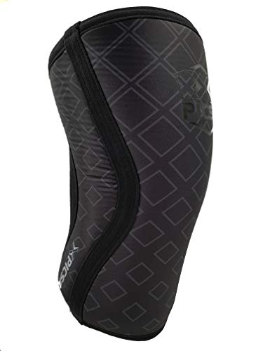 PICSIL Rodillera Deportiva Neopreno 7mm- Rodilleras Compresión Cinta rotuliana Faja Tubular para Profesionales Hombres y Mujeres del Fitness y Cross Training Evita Lesiones (Black&Square, Large) PICSIL Rodillera Deportiva Neopreno 7mm- Rodilleras Compresión Cinta rotuliana Faja Tubular para Profesionales Hombres y Mujeres del Fitness y Cross Training Evita Lesiones (Black&Square, Large)