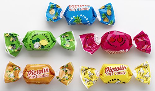 Pictolín Blanditos - Caramelos masticables con sabor a frutas - Bolsa de 1kg