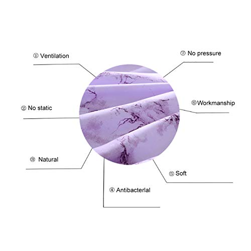 PICTURESQUE 2pcs Juego de Funda Nórdica de Estampado de Mármol Funda de Almohada 150X200cm Morado PICTURESQUE 2pcs Juego de Funda Nórdica de Estampado de Mármol Funda de Almohada 150X200cm Morado