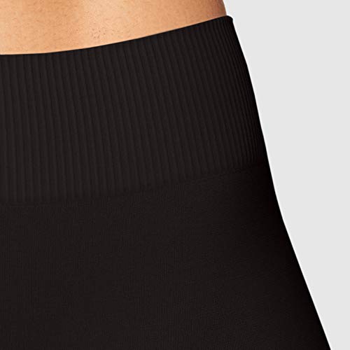 PIECES Pclondon Mini Shorts Noos Culotte, Negro (Black Black), 34 (Talla del Fabricante: XS/S) para Mujer