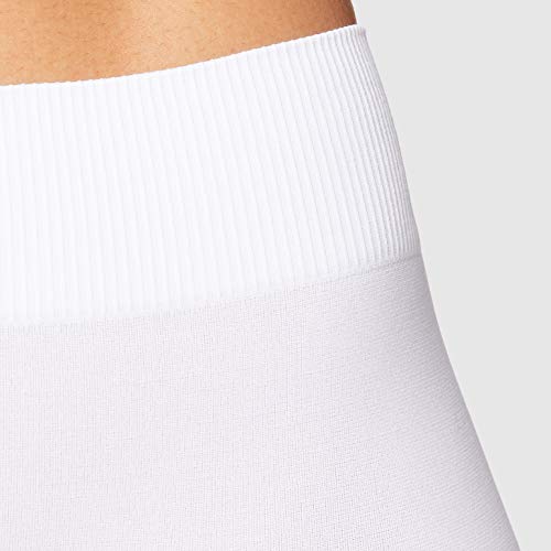 PIECES Pclondon Mini Shorts Noos, Culotte para Mujer, Blanco (Bright White Bright White), 36 (Talla del fabricante: S/M)