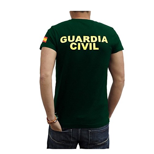 Piel Cabrera Camiseta Guardia Civil (Talla S, Verde)