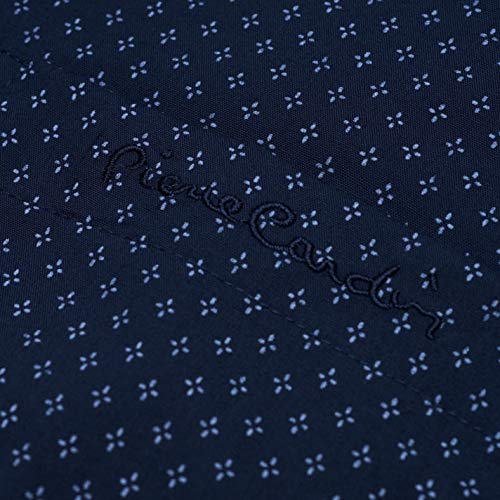 Pierre Cardin - Camiseta de manga corta para hombre Azul Marino/Wht Geo XXXXXL