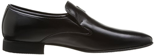 Pierre Cardin Curling - Zapatos de Cordones de Cuero para Hombre Negro Noir (Nappa Noir) 44.5