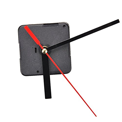 Piezas de reparación para reloj de Toogoo®, mecanismo de agujas de cuarzo, negro, B