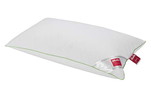 Pikolin Home - Almohada antiácaros Deluxe, 70% plumón de oca, 100% algodón egipcio, 40x75cm, color blanco. (Todas las medidas) Pikolin Home - Almohada antiácaros Deluxe, 70% plumón de oca, 100% algodón egipcio, 40x75cm, color blanco. (Todas las medidas)