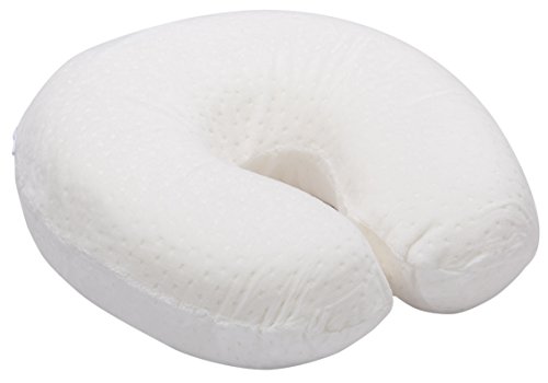 Pikolin Home - Almohada de viaje viscoelástica cervical, 28x28cm, color blanco Pikolin Home - Almohada de viaje viscoelástica cervical, 28x28cm, color blanco