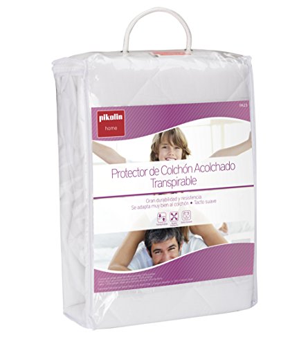 Pikolin Home - Protector de colchón/Cubre colchón acolchado, transpirable, 135x190/200cm-Cama 135(Todas las medidas)